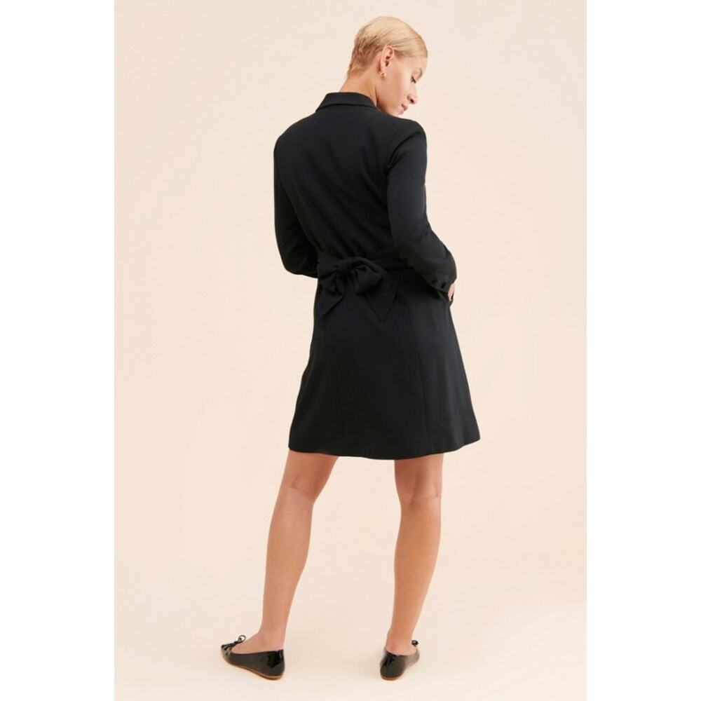 Emilia George Marie Blazer Transitional Maternity Knee Length Shirt Dress XS - Picture 5 of 11